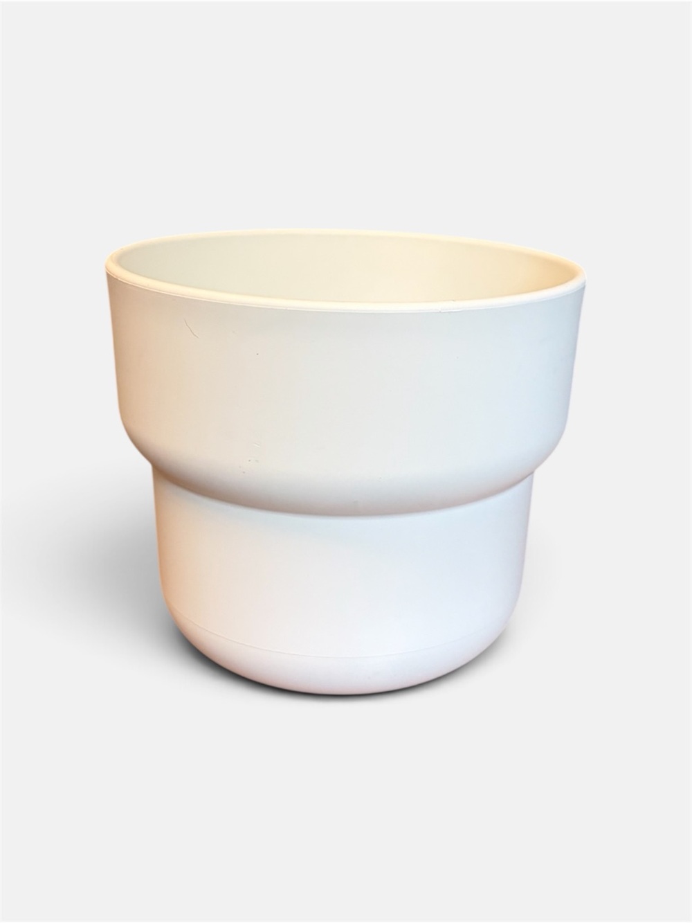 Minimalist White Ceramic Planter
